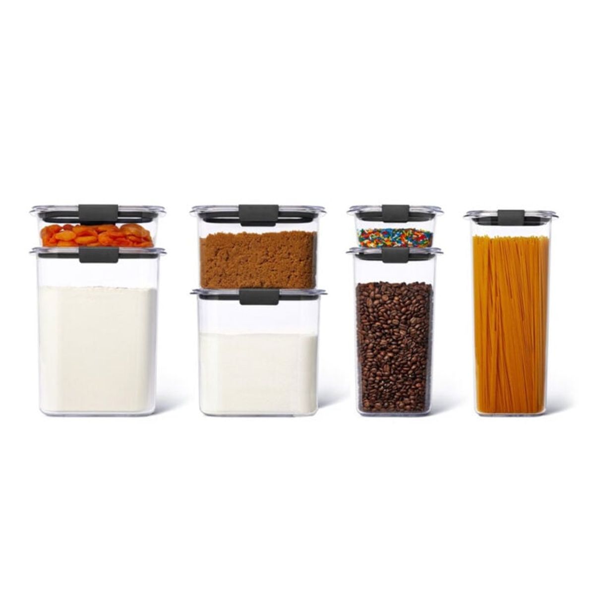 RUBBERMAID - Set de 7 herméticos de plastico Brilliance Rubbermaid Tritan 2141950