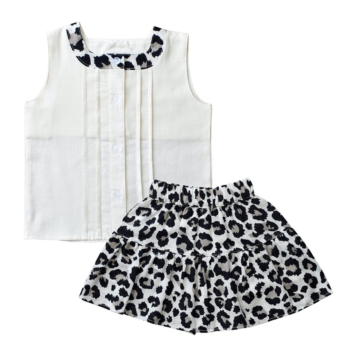 BEBELU - Conjunto Lino Vivian Para Niña Bebelú