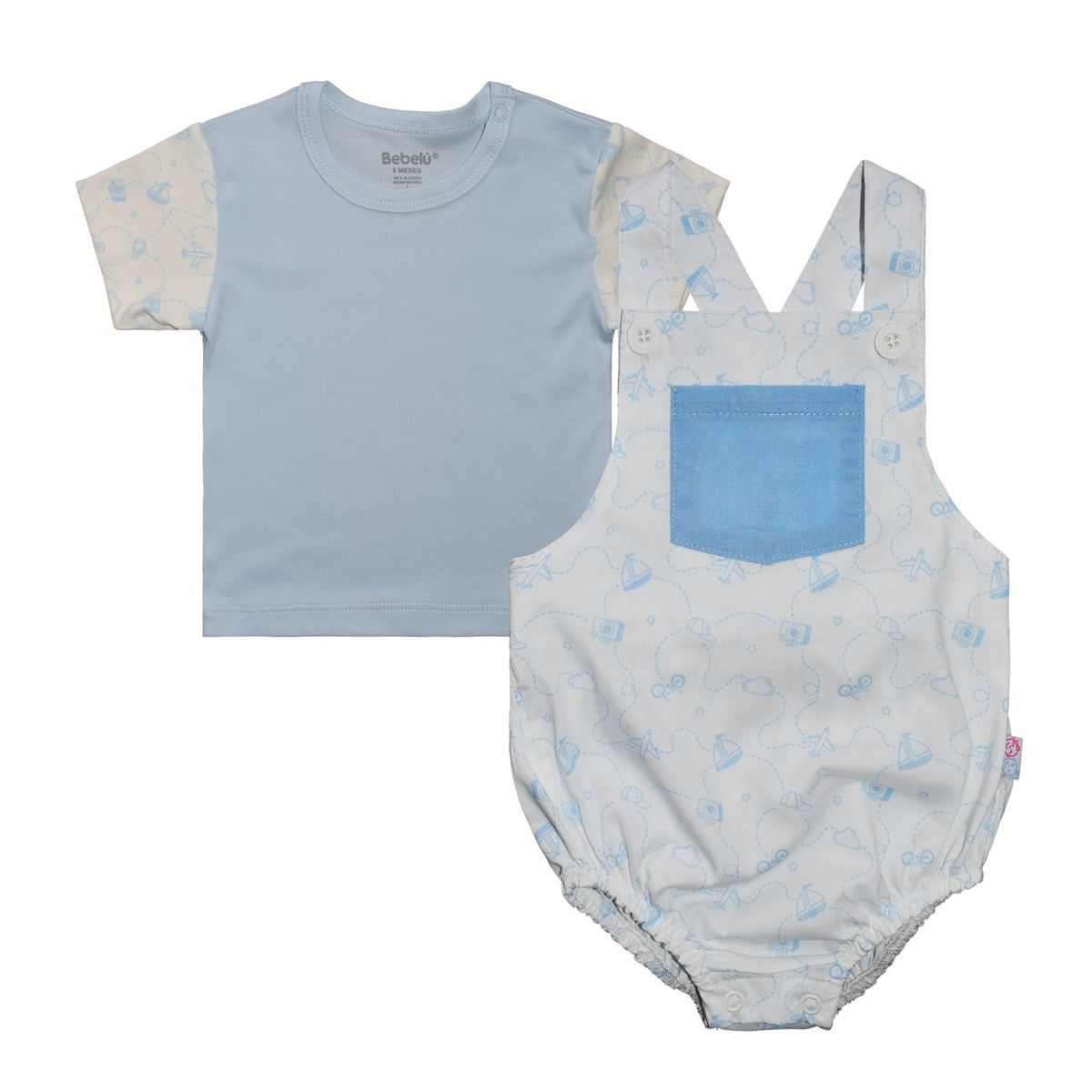 BEBELU - Conjunto Popelina Tony Para Niño Bebelú