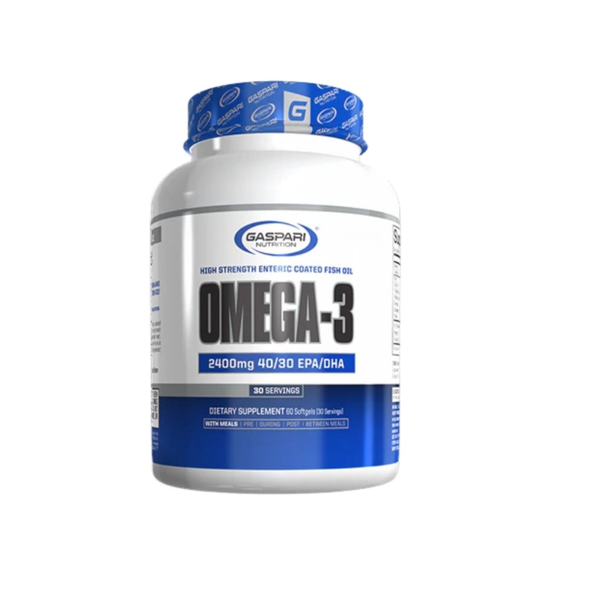 GASPARI NUTRITION - Omega 3 Gaspari Nutrition Fish Oil Dha 720MG  Epa 960MG 60 caps
