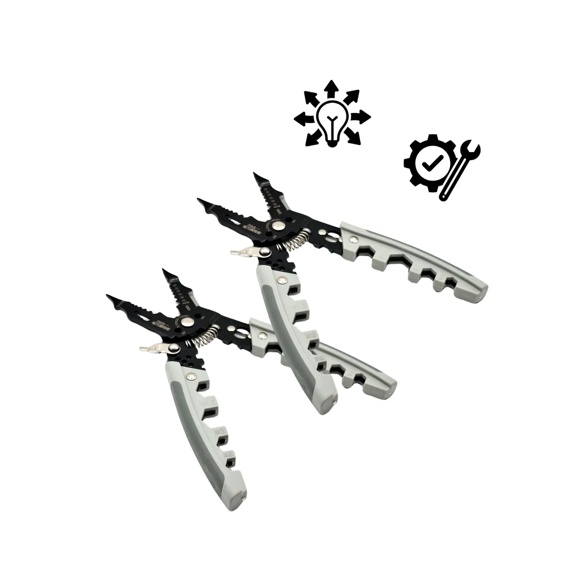 ROSH - Alicates Importados 9 en 1 – Pack de 2 para Máxima Funcionalidad