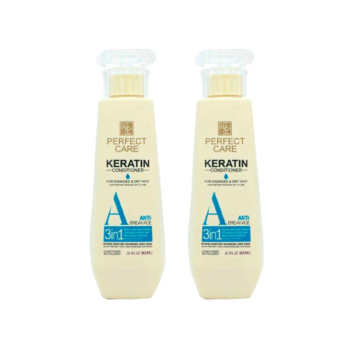GENERICO - Perfect Care Acondicionador Keratin 800ml Wokali 2 Unidades