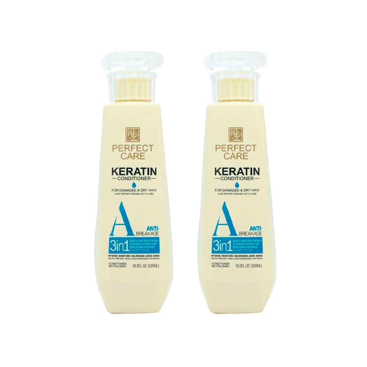 GENERICO - Perfect Care Acondicionador Keratina 520ml Wokali 2 Unidades