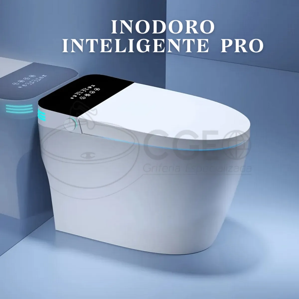 FRATELLI - INODORO INTELIGENTE AUTOMÁTICO CON PANTALLA LED CON BIDÉ INTEGRADO