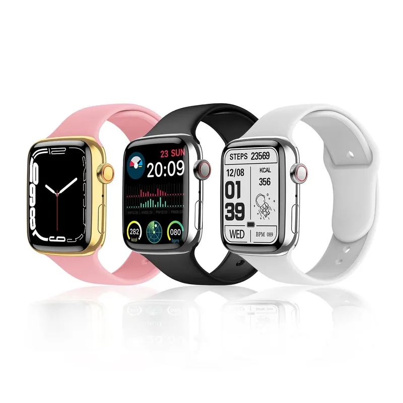 GENERICO - PACK 2 SMARTWATCH T900+ PRO MAX NEGRO Y ROSADO SERIE 10 MODELO 2025