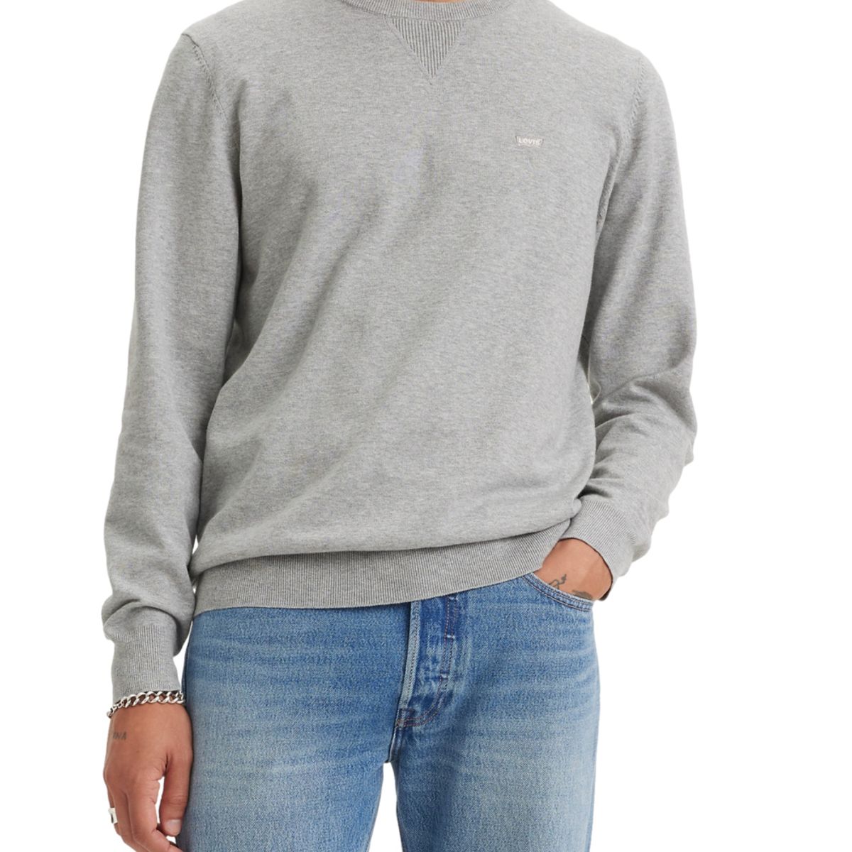 LEVIS - Sweater Hombre Lightweight Hm Sweater Gris Levis