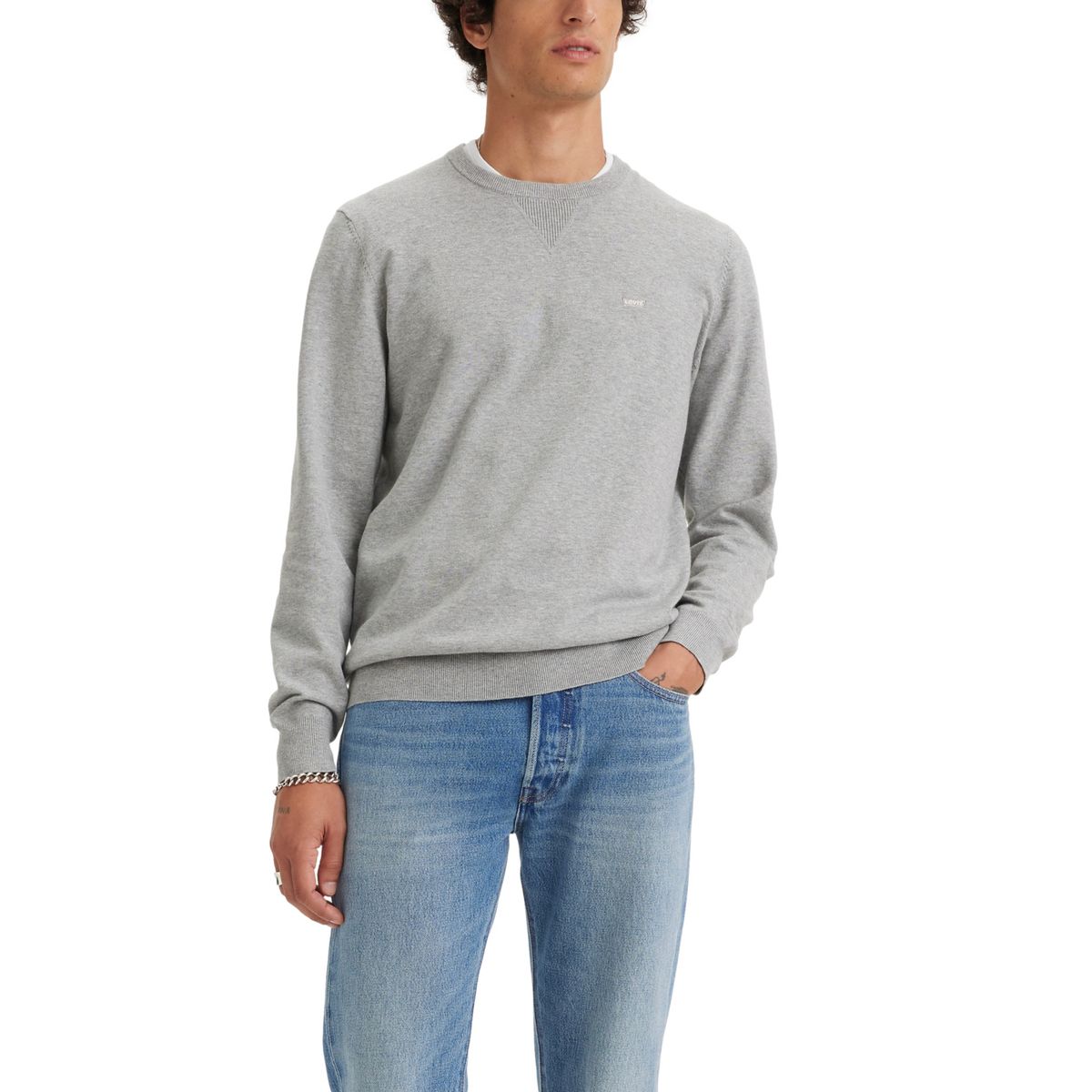 LEVIS - Sweater Hombre Lightweight Hm Sweater Gris Levis
