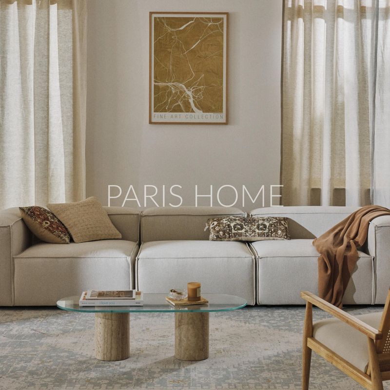 GENERICO - Sofá 3 Cuerpos Monarch Tejido - Blanco