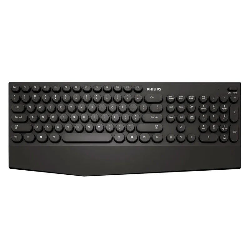 PHILIPS - PHILIPS K303 Teclado Inalambrico Bluetooth Ergonomico