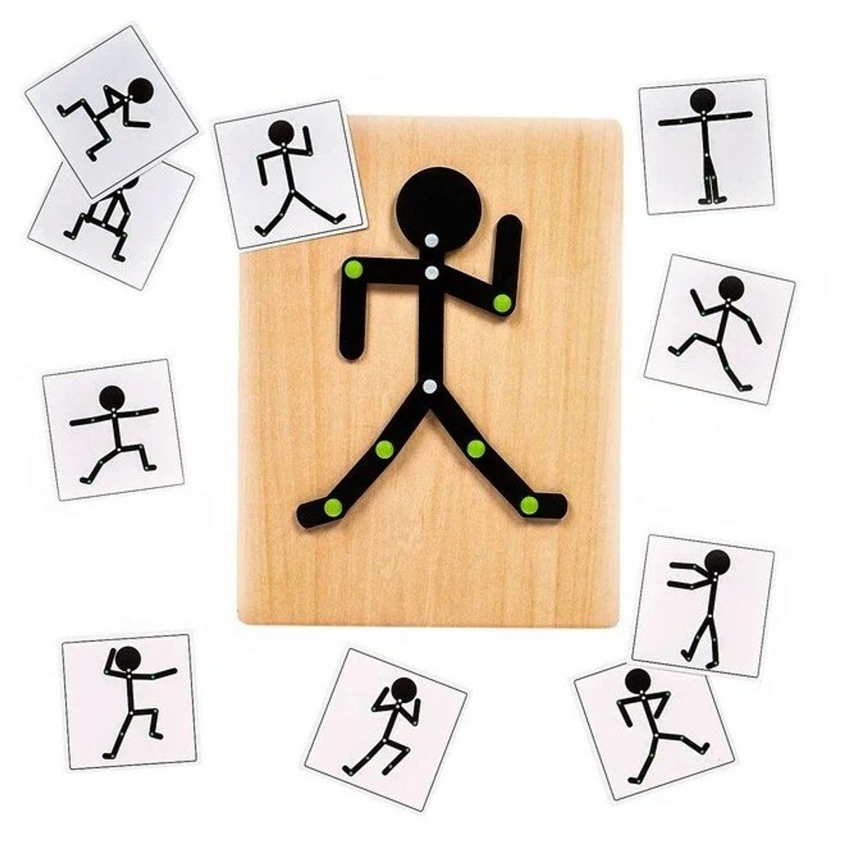 GENERICO - ROMPECABEZA MUÑECO ARTICULADO JUGUETE DIDACTICO