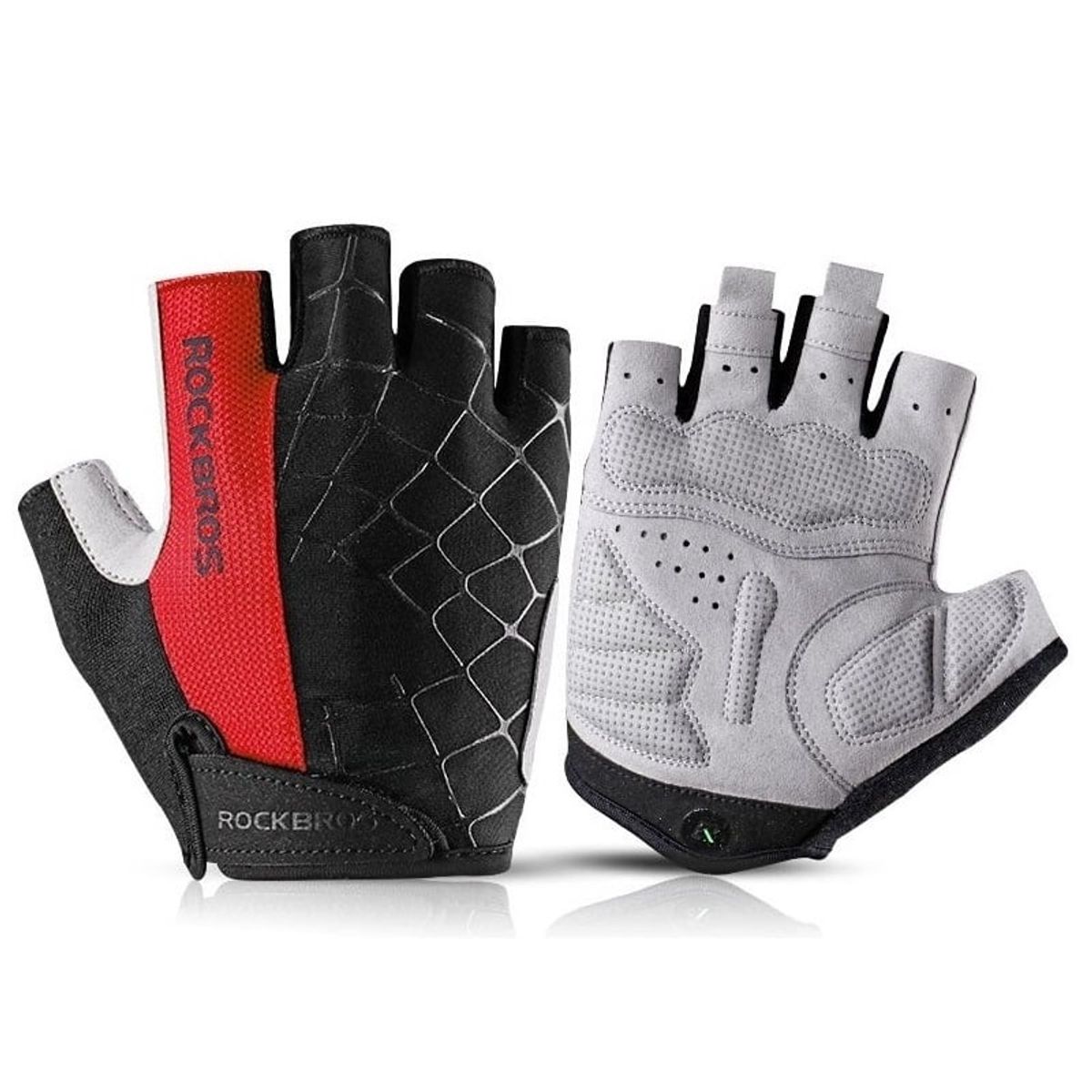 ROCKBROS - Guantes Ciclismo ROCKBROS S109 Rojo Antideslizante Deportivo
