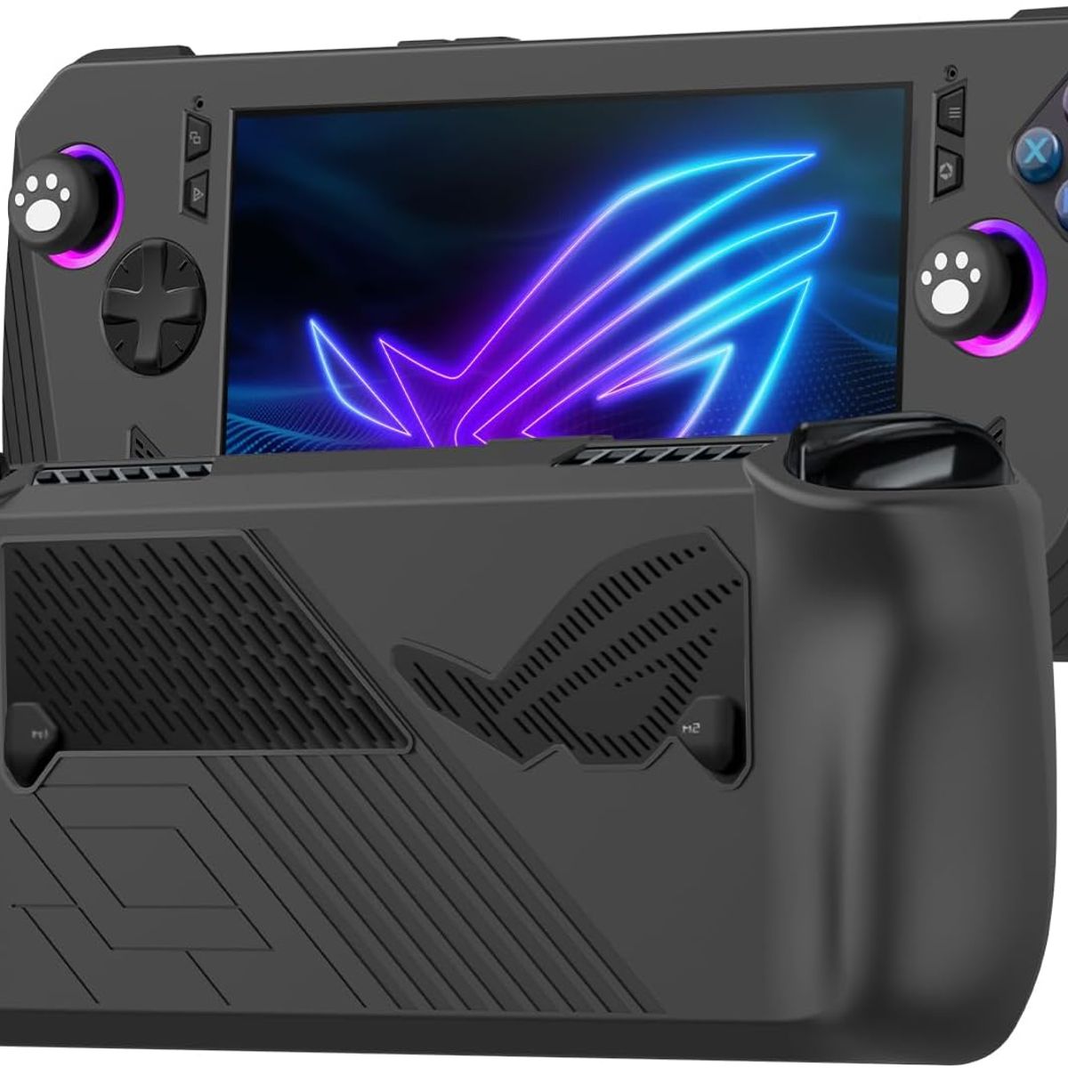 GENERICO - Case Funda Protectora Silicona Asus ROG Ally X 2024 Negro