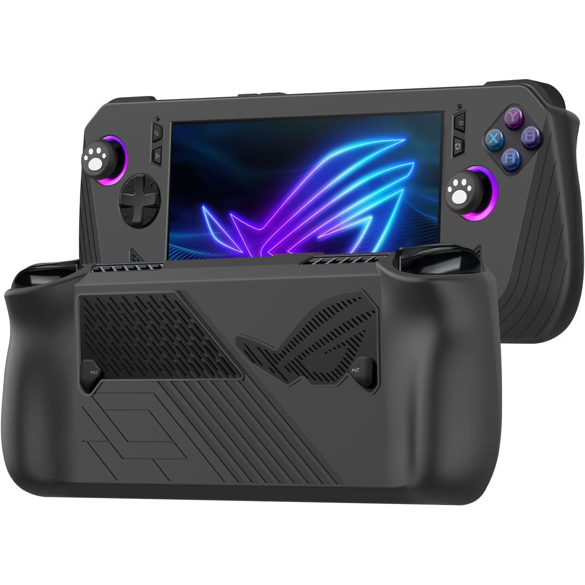 GENERICO - Case Funda Protectora Silicona Asus ROG Ally X 2024 Negro