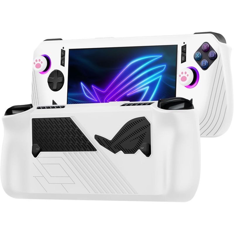 GENERICO - Case Funda Protectora Silicona Asus ROG Ally X 2024 Blanco