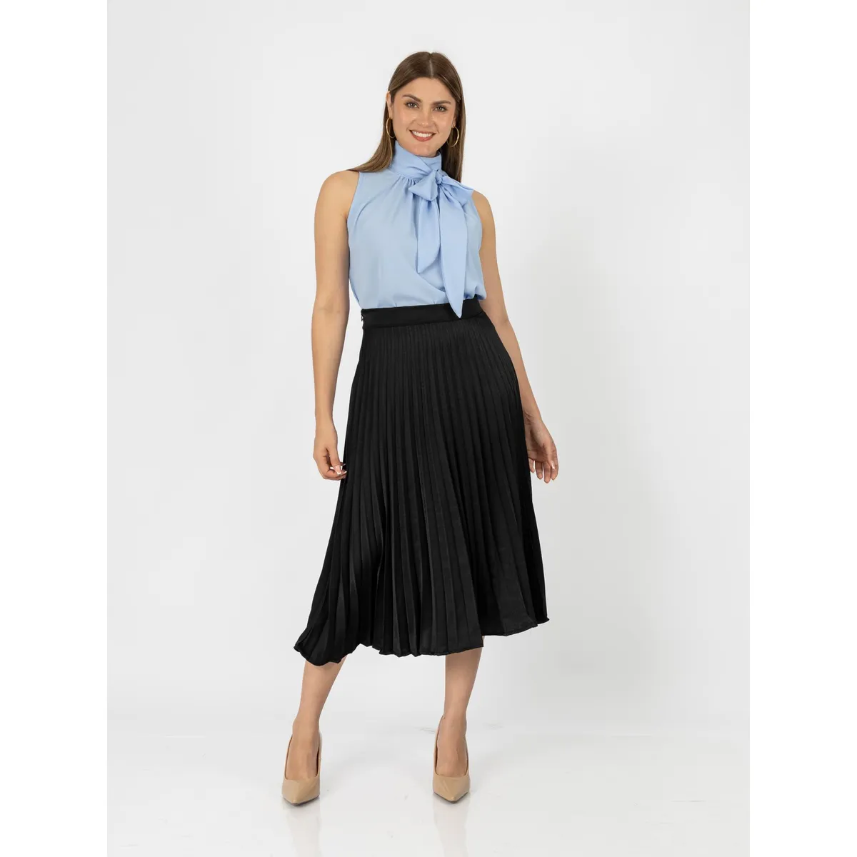 TULULA - Falda Ejecutiva Mujer Plisada