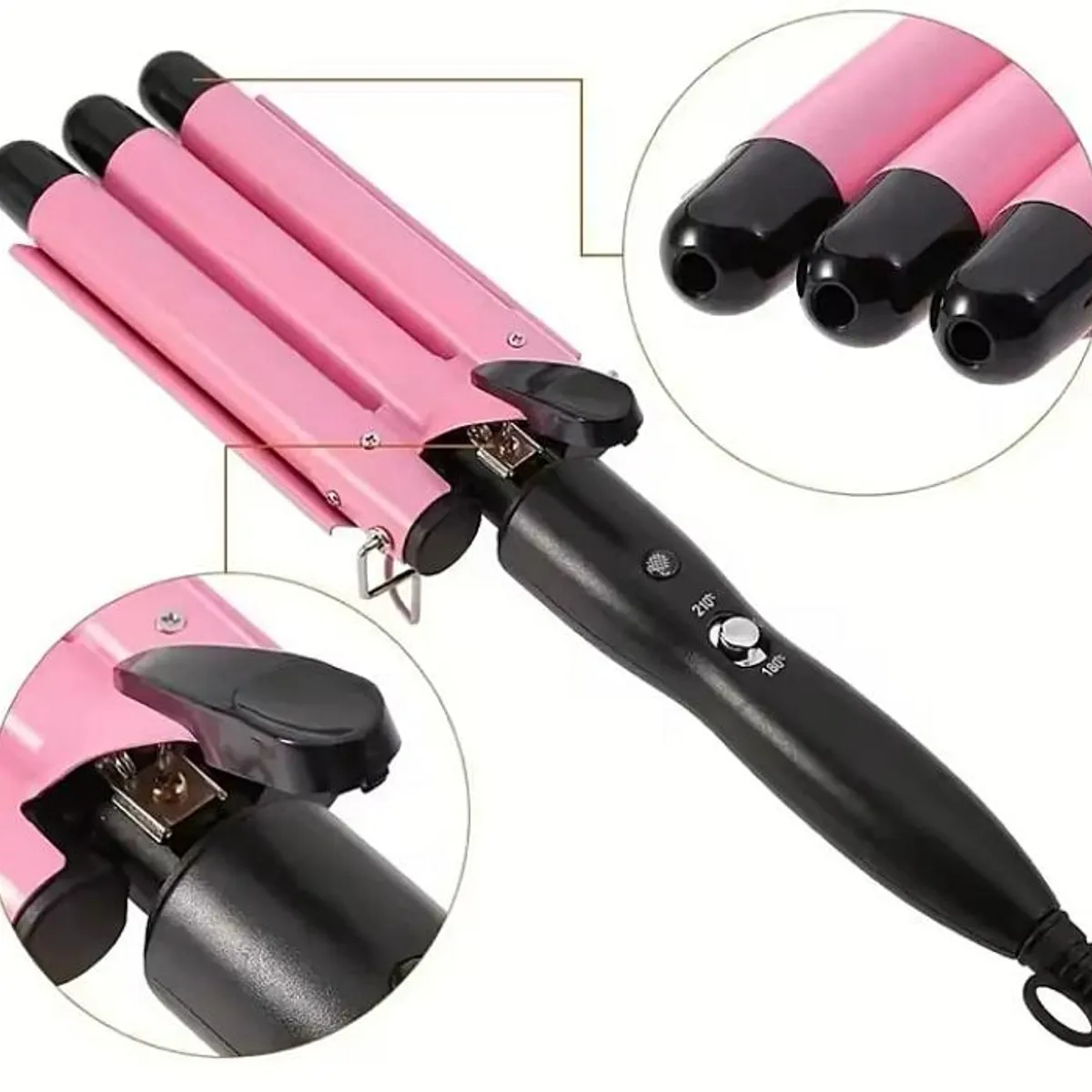 GENERICO - PLANCHA RIZADORA DE CABELLO