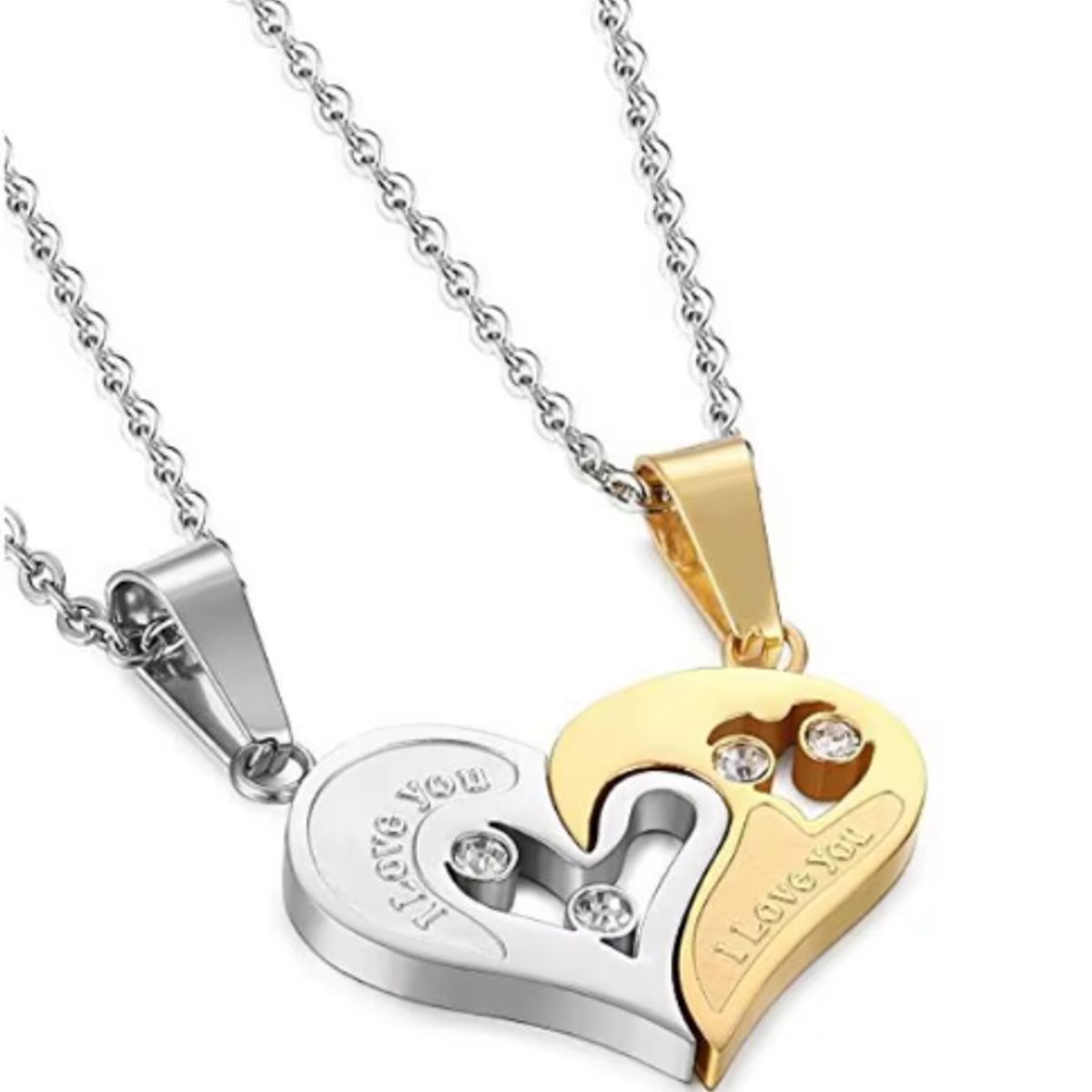 GENERICO - Collar para Parejas - Amor que Encaja Perfectamente