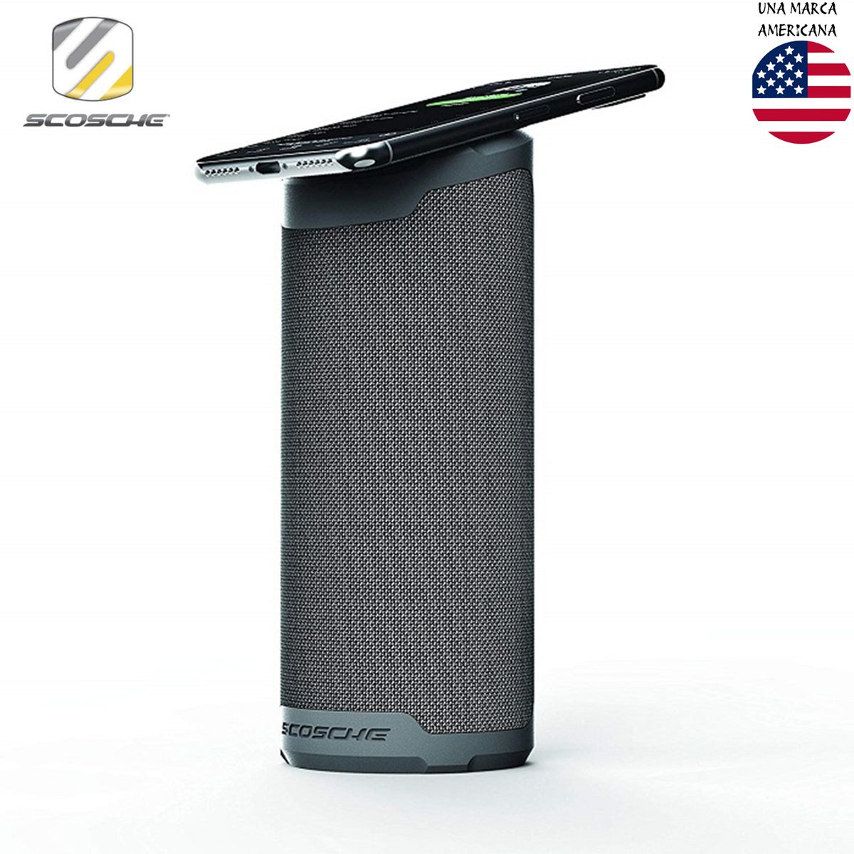 SCOSCHE - Parlante Portátil SCOSCHE Magic Mount Boombottle MM plomo