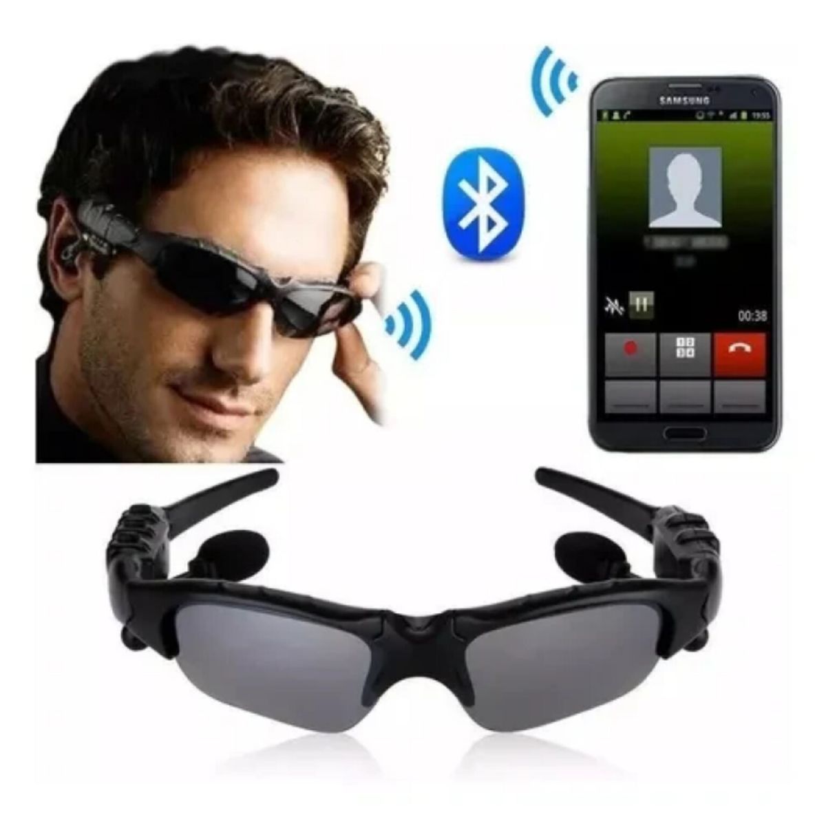 OEM - Gafas con Audifonos Integrado Bluetooth