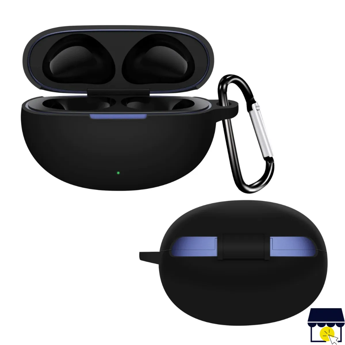 GENERICO - Case funda de silicona para Realme Buds Air 6 Pro - Negro