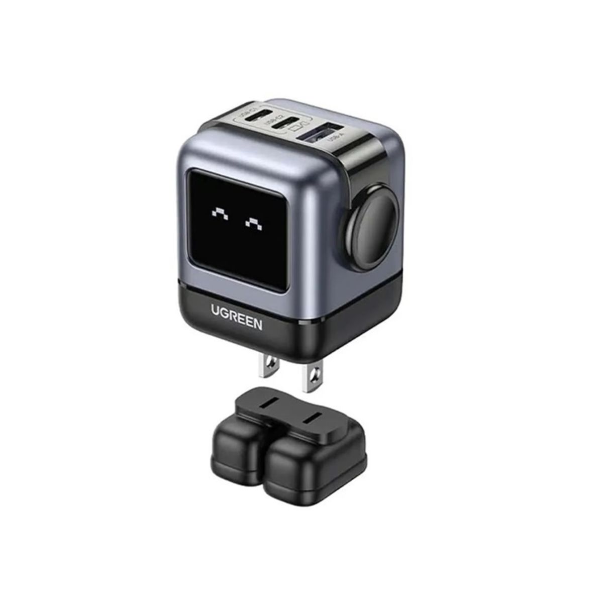 UGREEN - Cargador Carga Rapida 65 Watts Tipo C Robot Pantalla Ugreen Original