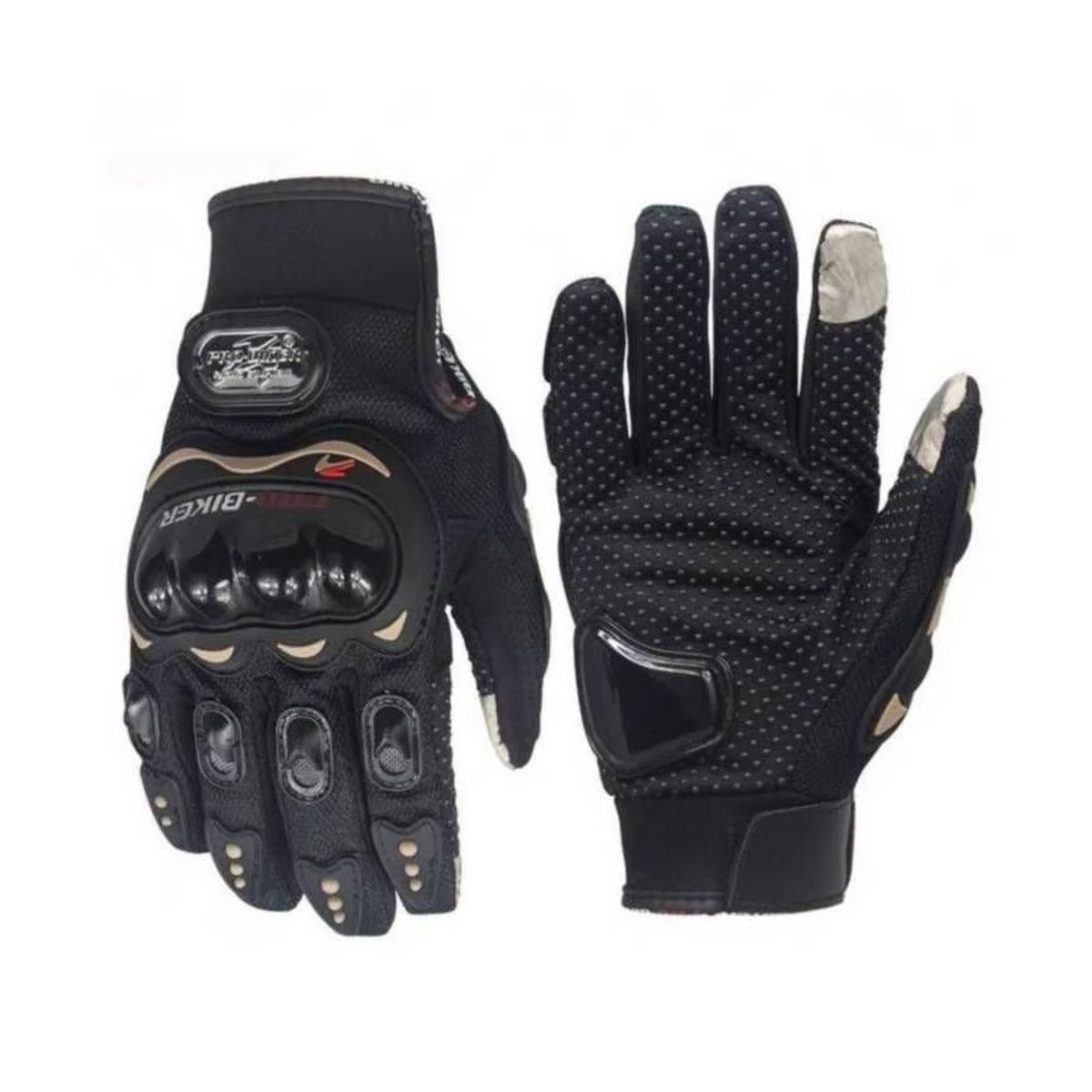 GENERICO - GUANTE DE MOTO PROBIKER TACTIL NEGRO L