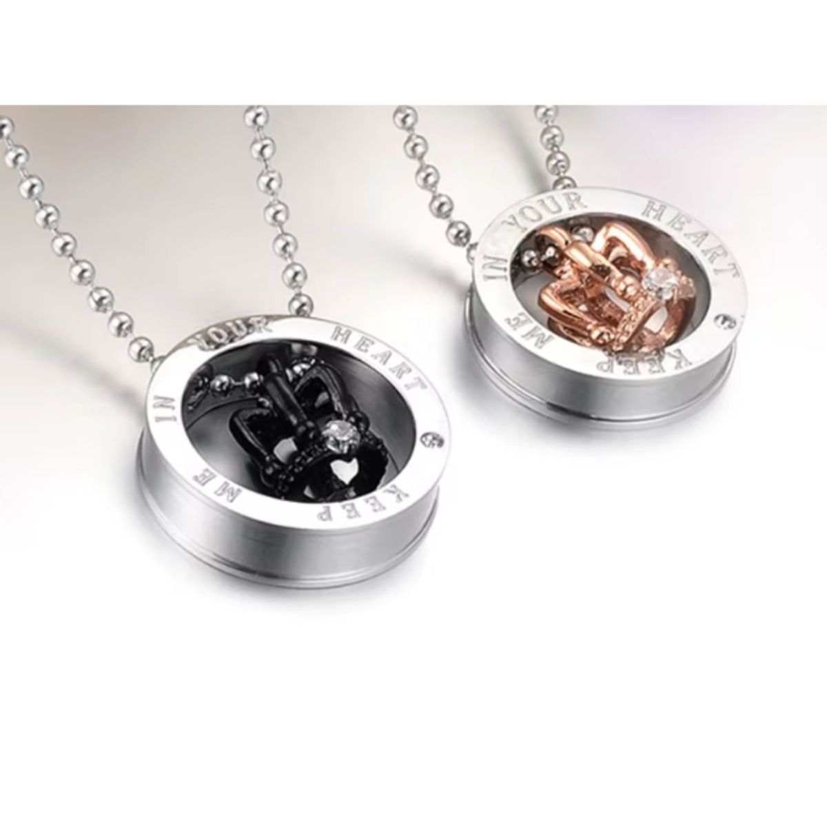 GENERICO - Collar para Parejas - Keep Me in Your Heart