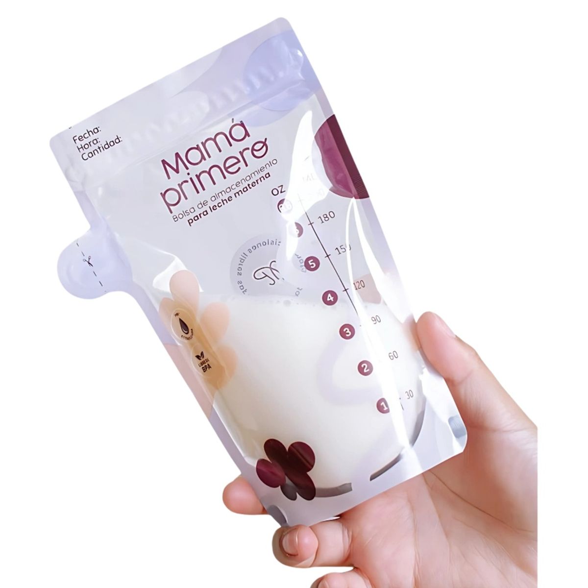 GENERICO - Bolsas para almacenar leche Materna - Paquete de 100 U