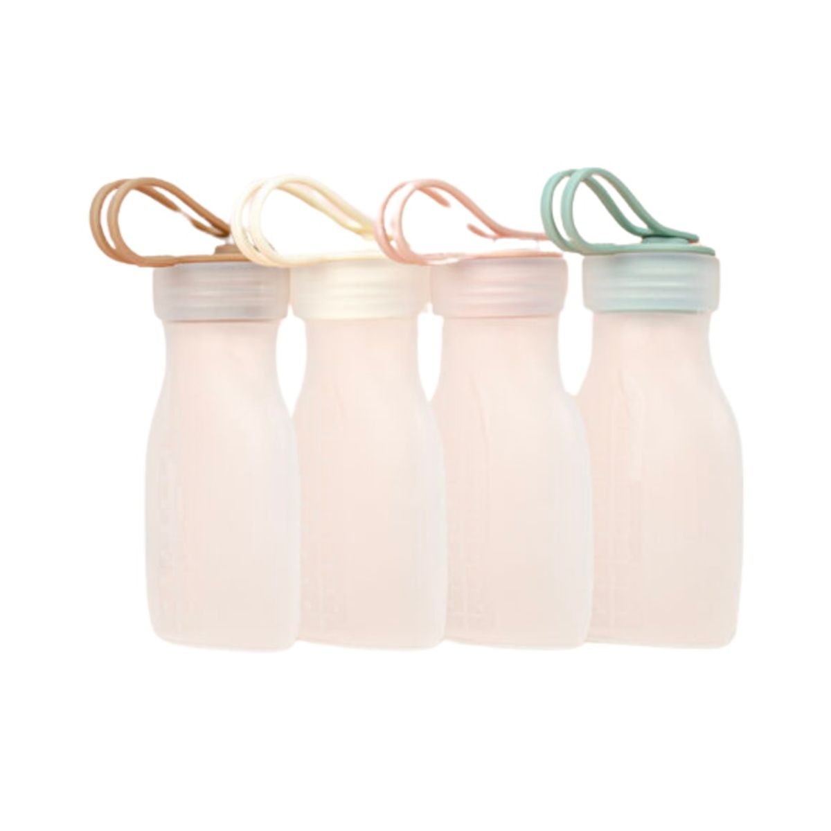 GENERICO - Botellas para almacenar leche materna - Pack de 4 unidades