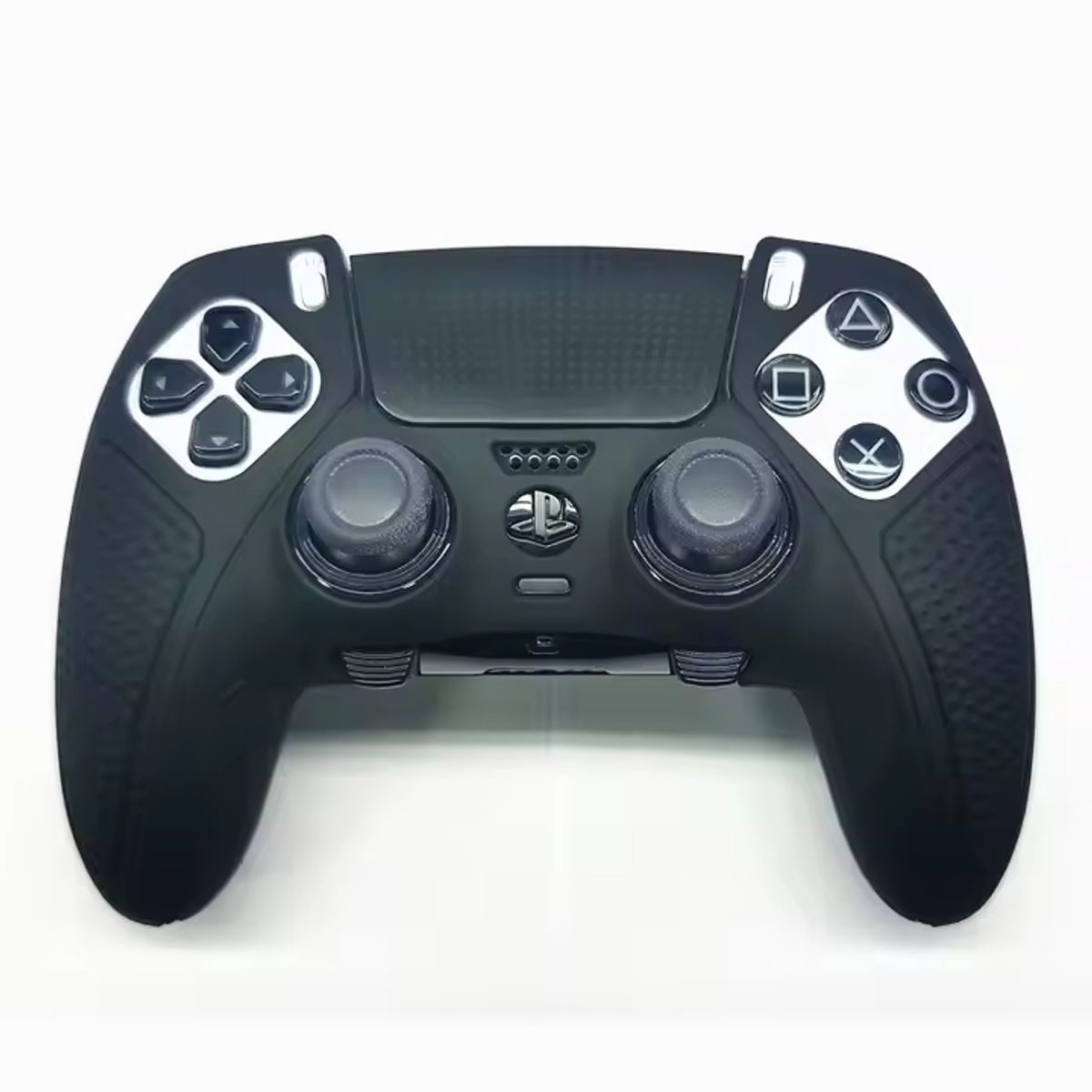 GENERICO - Case Funda Protectora Silicona Mando Control PS5 DualSense Edge Negro