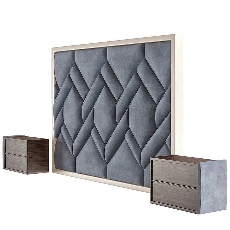 STIL NOVO - CABECERA KING ADRIANA GRIS