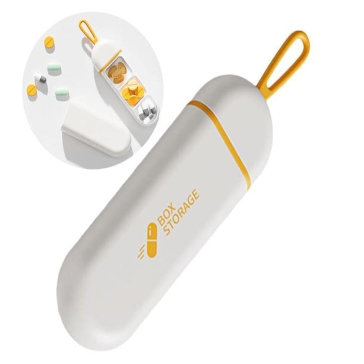 GENERICO - Mini pastillero Portatil  de Viaje