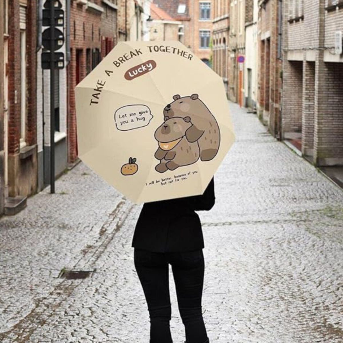 OEM - SOMBRILLA-PARAGUAS para sol y lluvia Con filtro UV Plegable