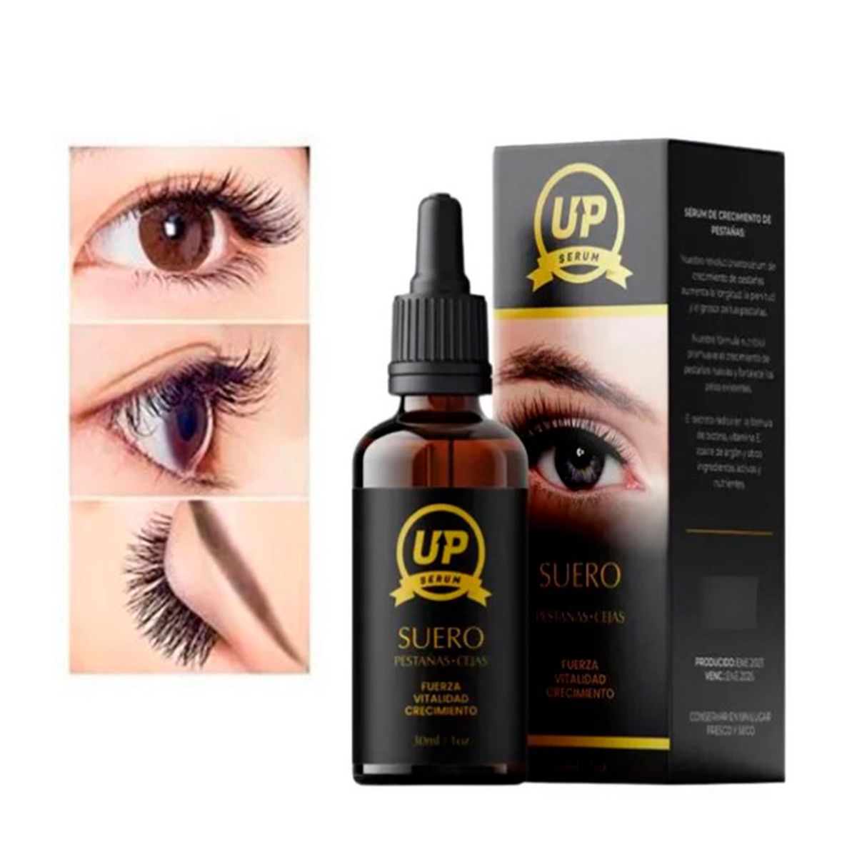 GENERICO - Sérum Up Para Crecimiento de Pestañas Y Cejas 30ml -