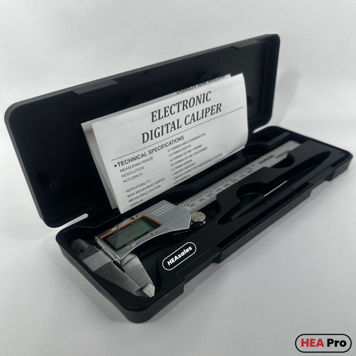 GENERICO - VERNIER DIGITAL 150MM CON PANTALLA LCD ACERO INOX