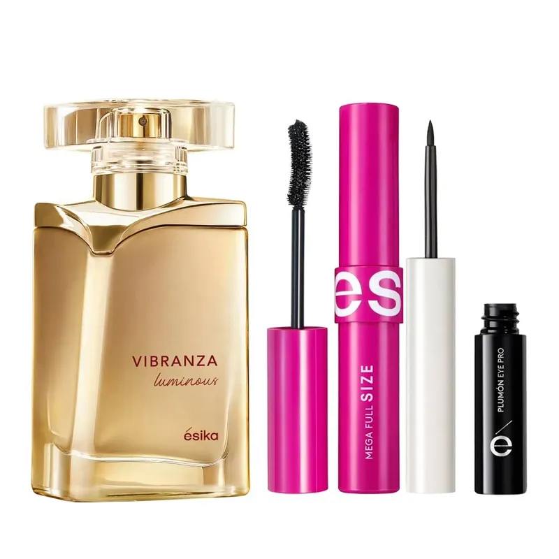 ESIKA - Vibranza Luminous Perfume de Mujer con Rimel y Del Plumon