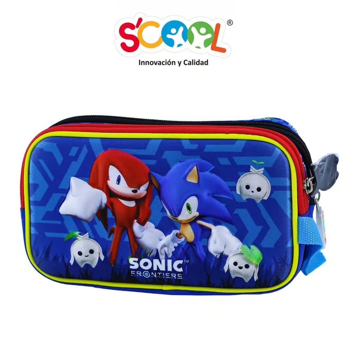 SCOOL - CARTUCHERA SCOOL MAGIC 3D SONIC