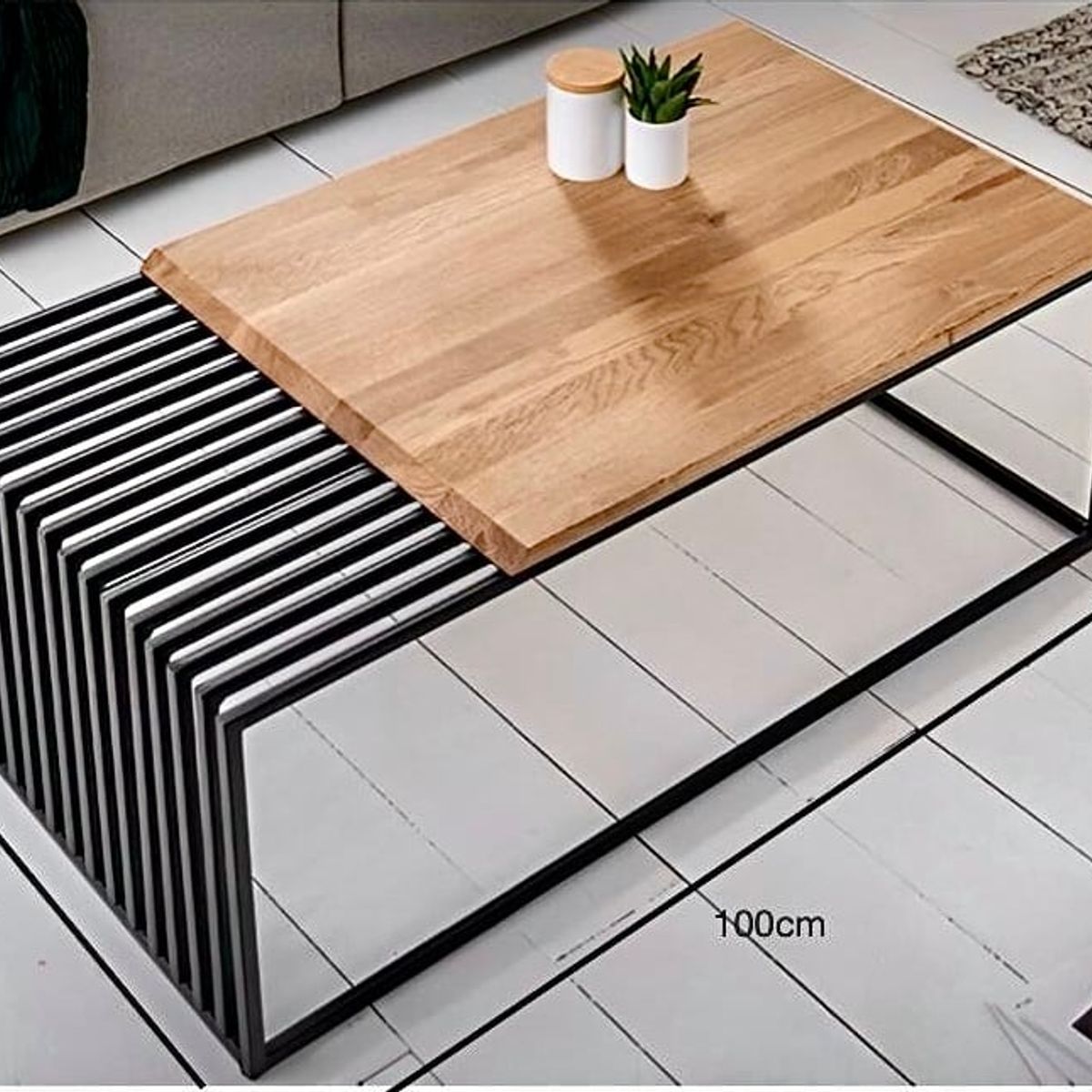 STIL NOVO - MESA CENTRAL ROMIE MADERADO