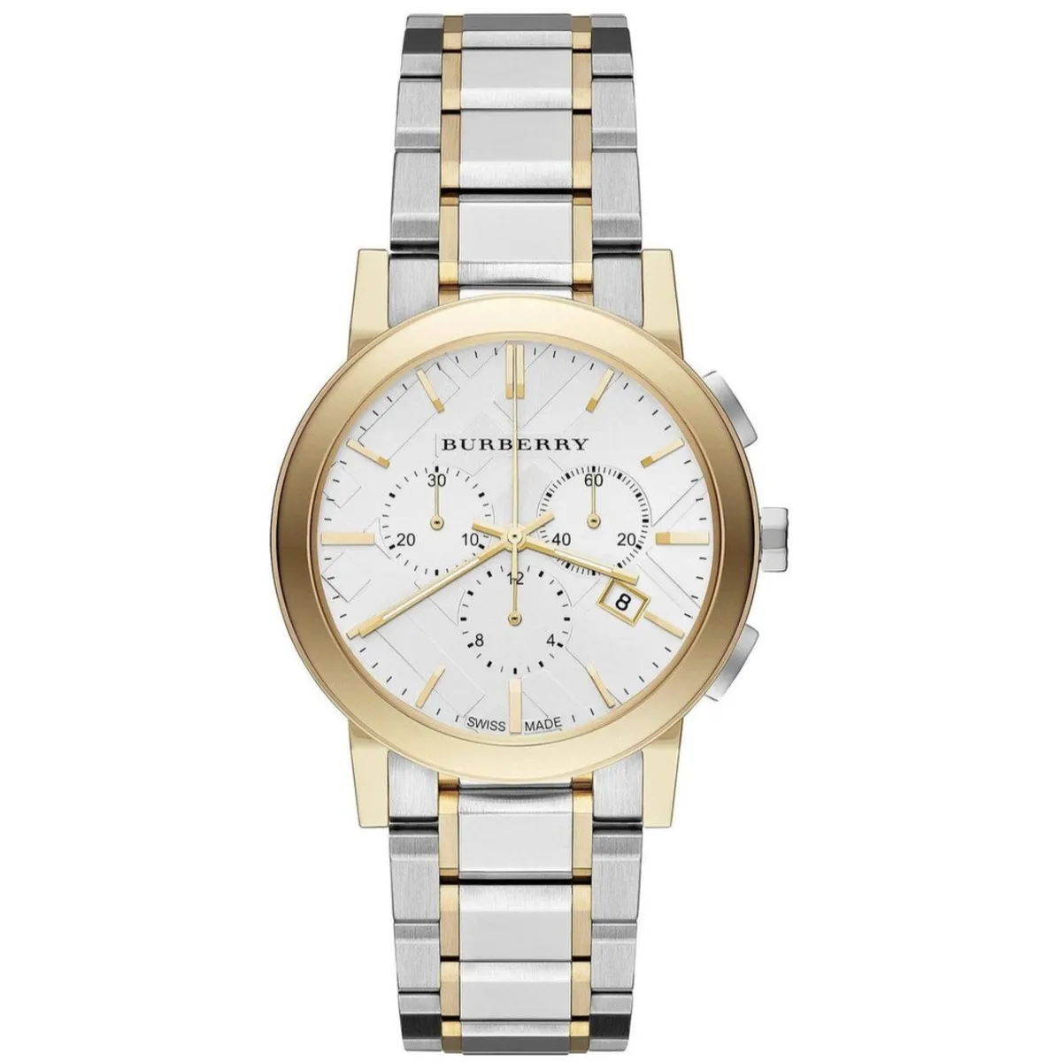 BURBERRY - Reloj Burberry The City Bu9751 Plateado con Dorado