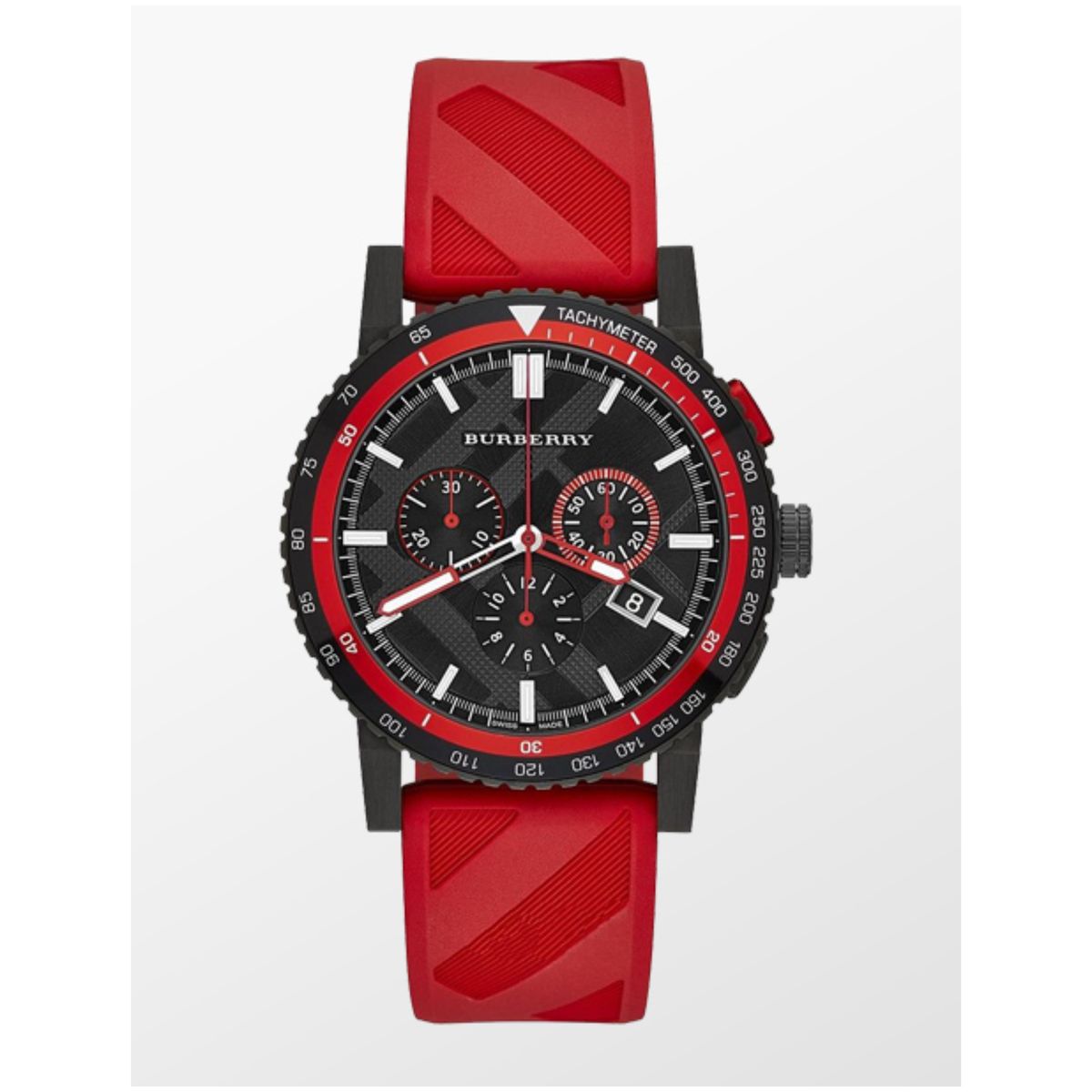 BURBERRY - Reloj Burberry The City Bu9805 Rojo