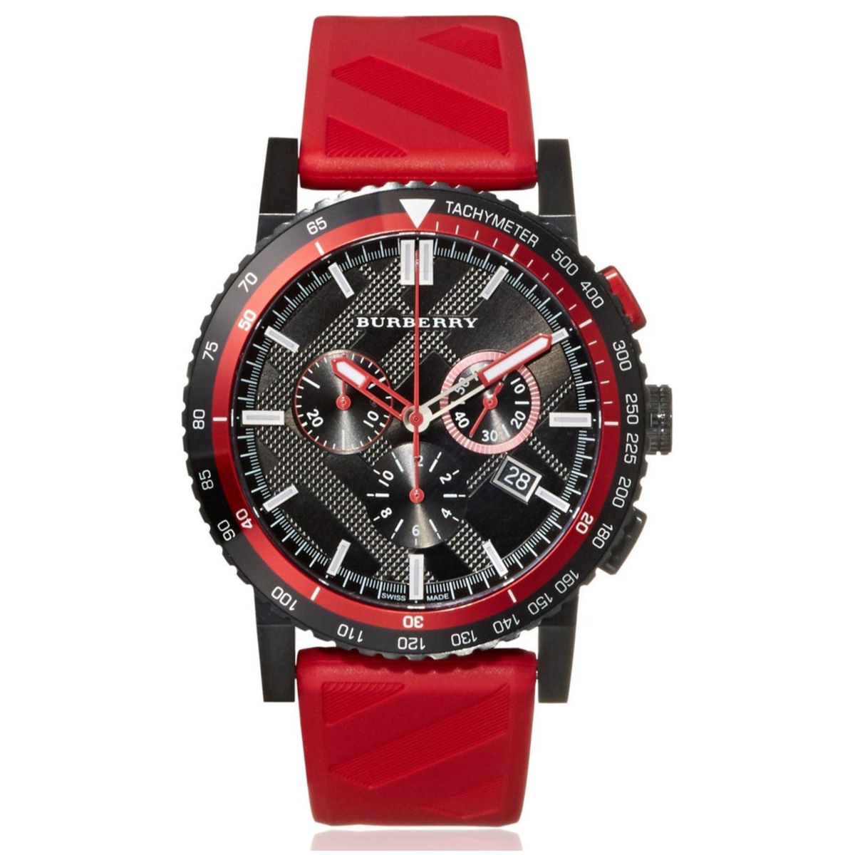 BURBERRY - Reloj Burberry The City Bu9805 Rojo