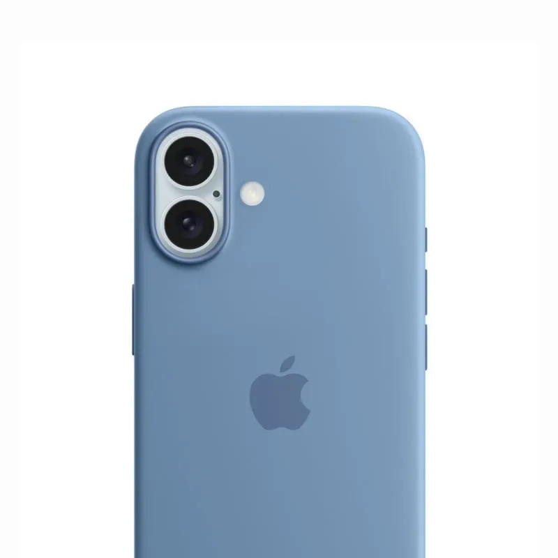 CASE - Case de Silicona Para Iphone 16 - Celeste