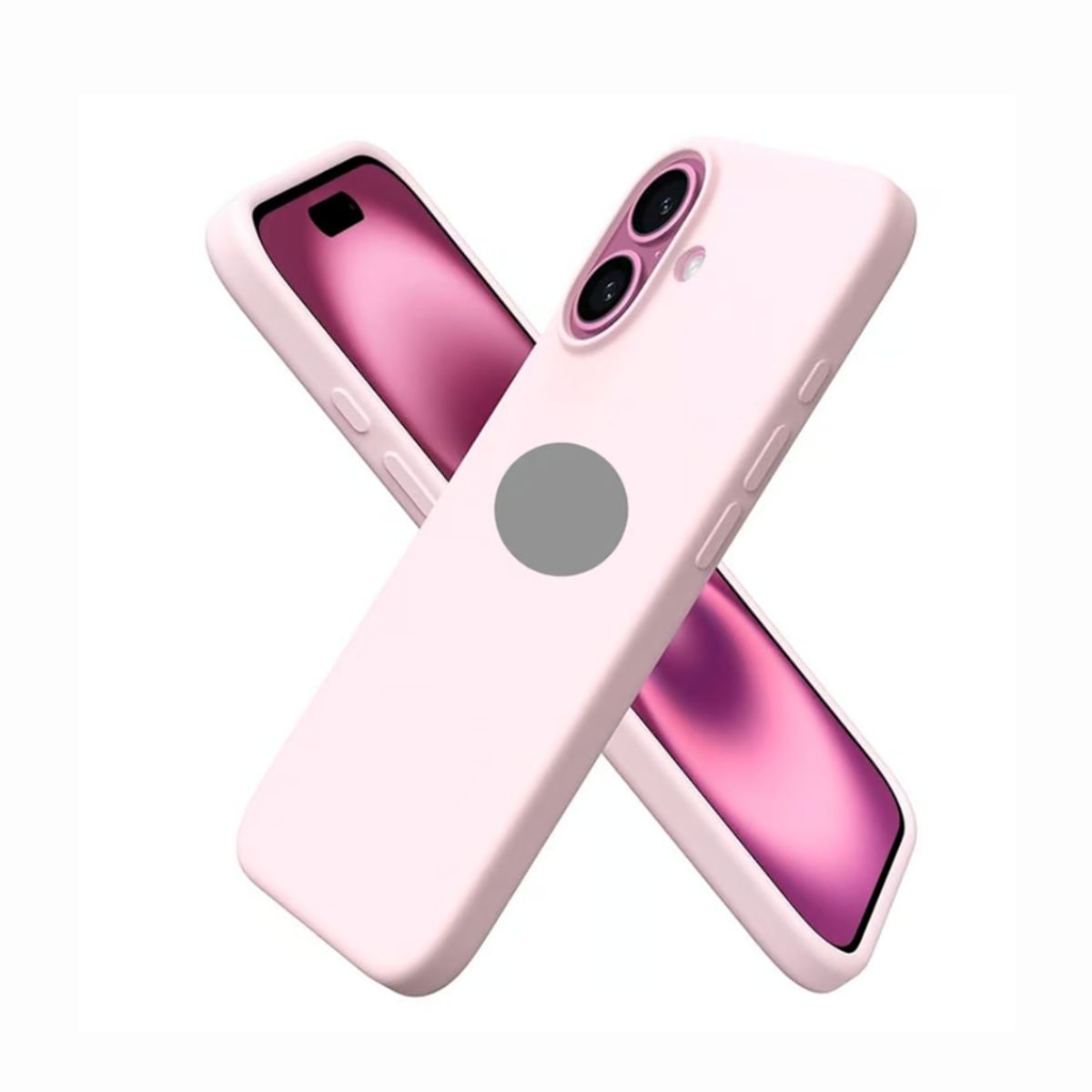 CASE - Case de Silicona Para Iphone 16 Pro - Nude