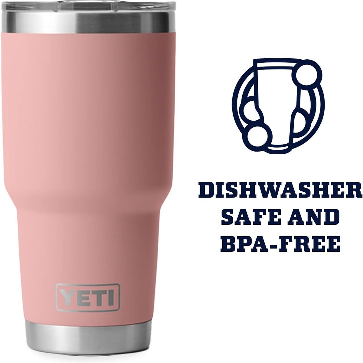 YETI - Botella térmica acero inoxidable Sandstone Pink 591 ml YETI
