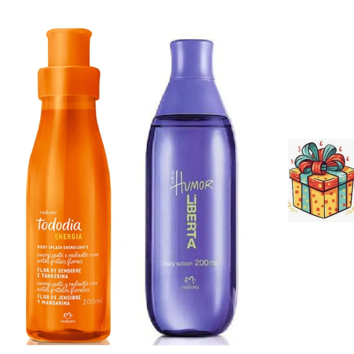 NATURA - Body splash humor liberta y body splash mandarina 200ml