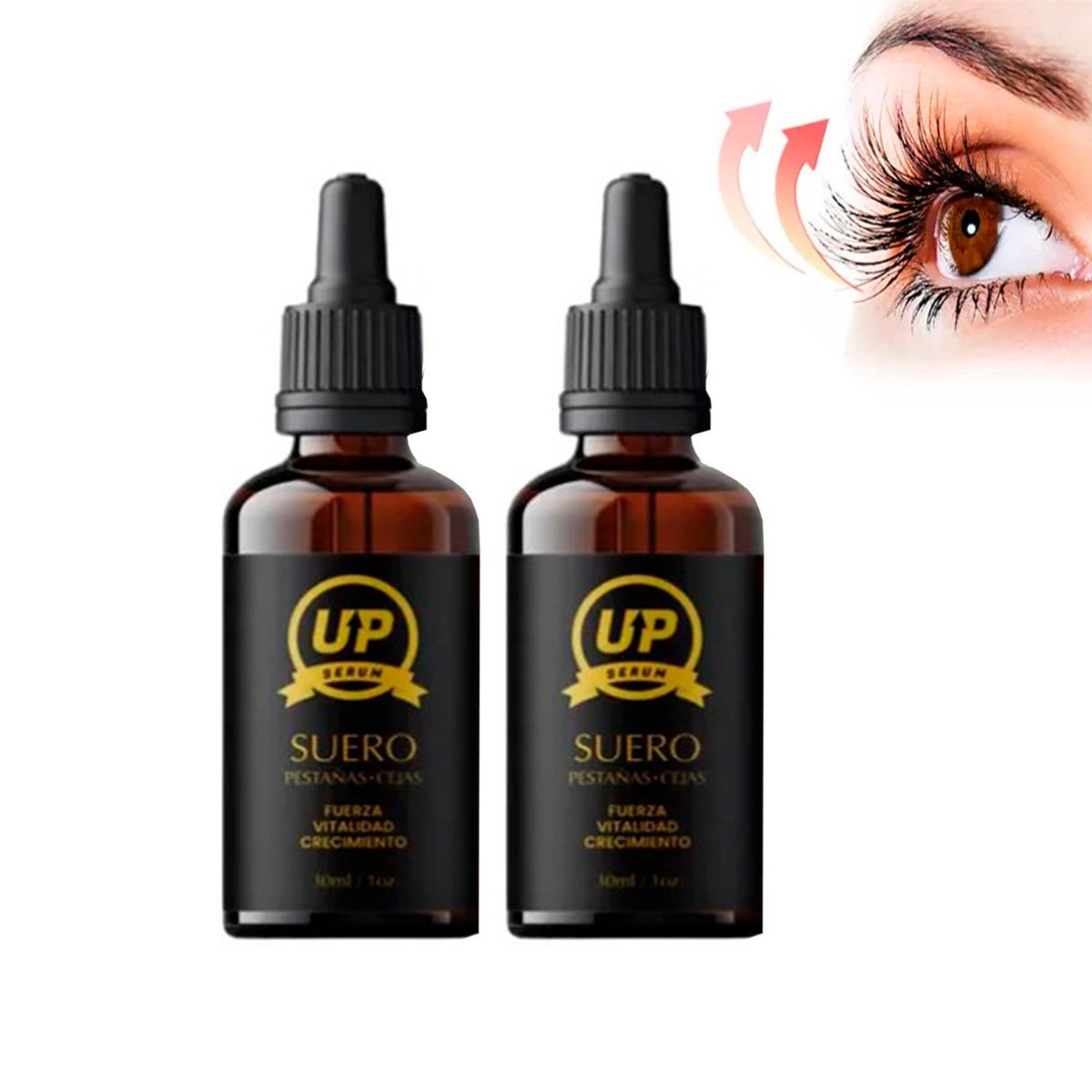 GENERICO - Serum Crecimiento Pestañas Y Cejas Original 2 Set