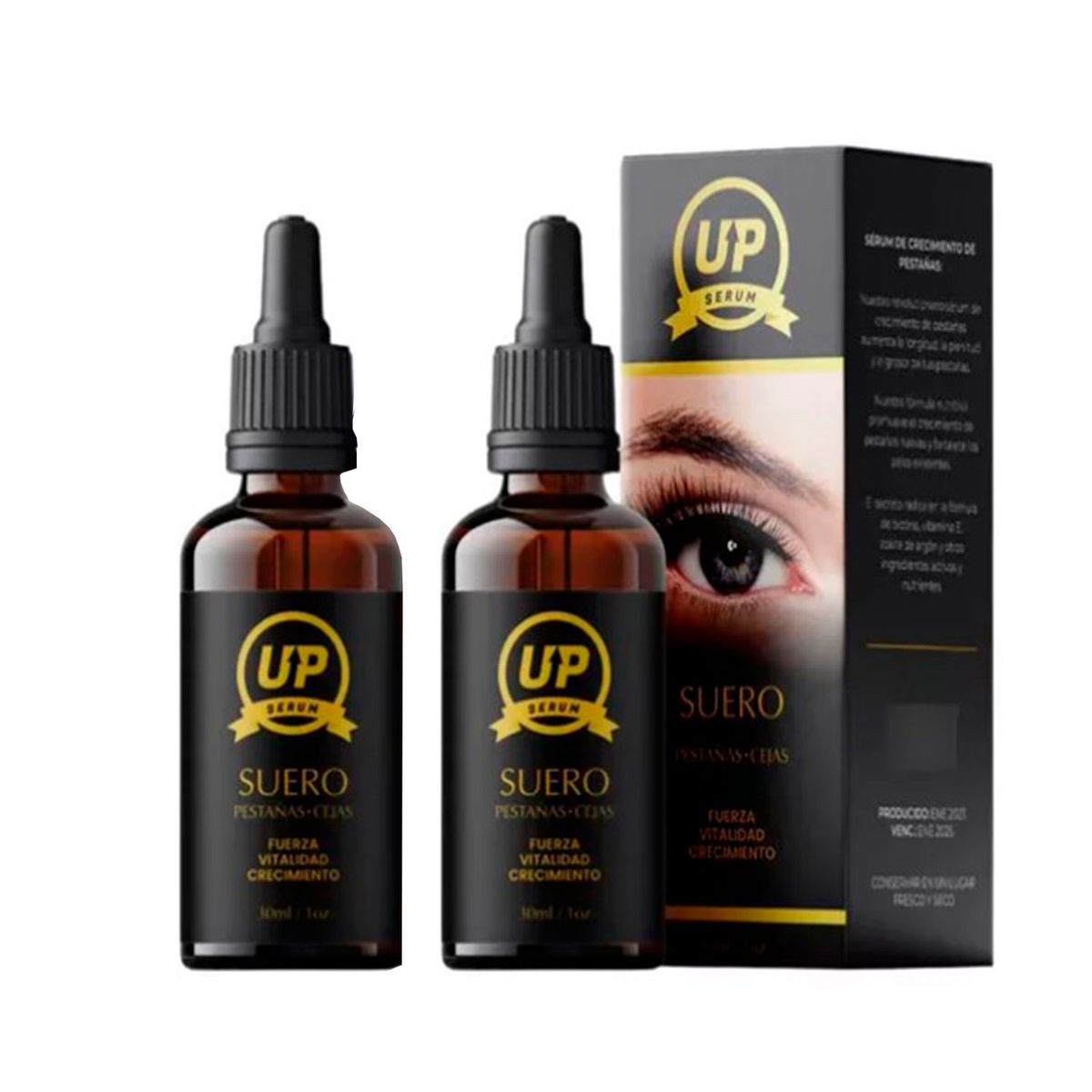 GENERICO - Serum Crecimiento Pestañas Y Cejas Original 2 set