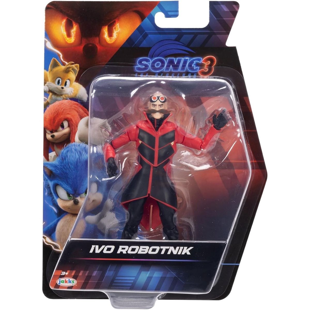 SONIC - Figura de Accion The Hedgehog Sonic 3 Ivo Robotnik
