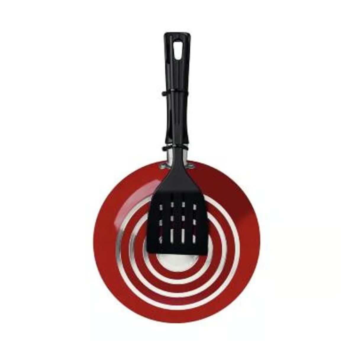 TRAMONTINA - Sarten 20Cm 1.8Mm Rojo Roch-Loreto C/Espatula 75145805