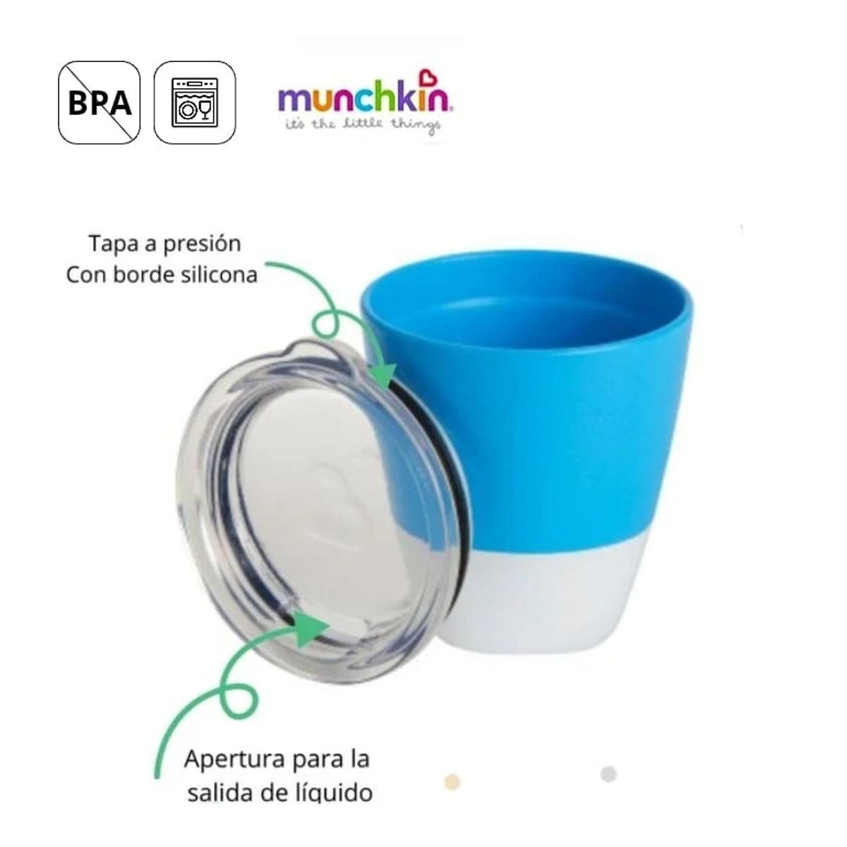 MUNCHKIN - Vaso con tapa de entrenamiento - Munchkin